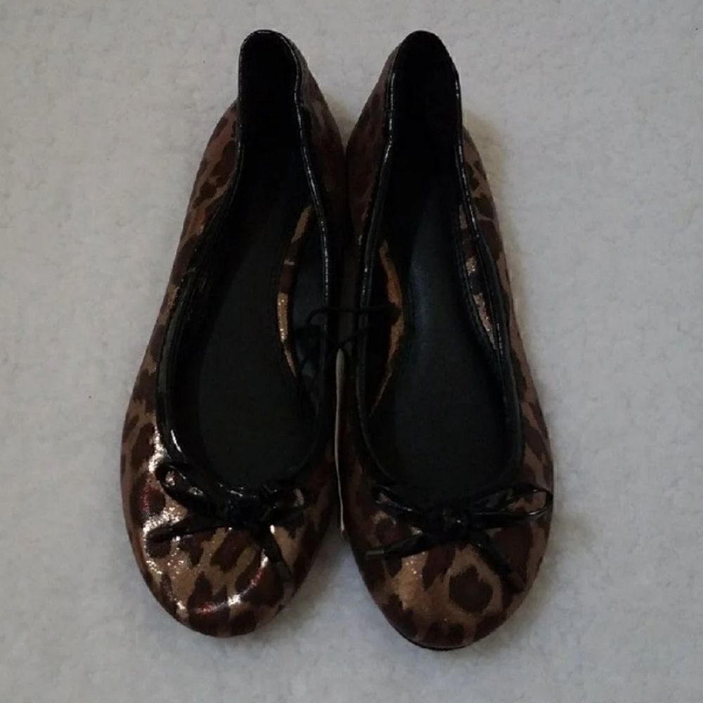 NY&C Leopard Print Flats Size 6